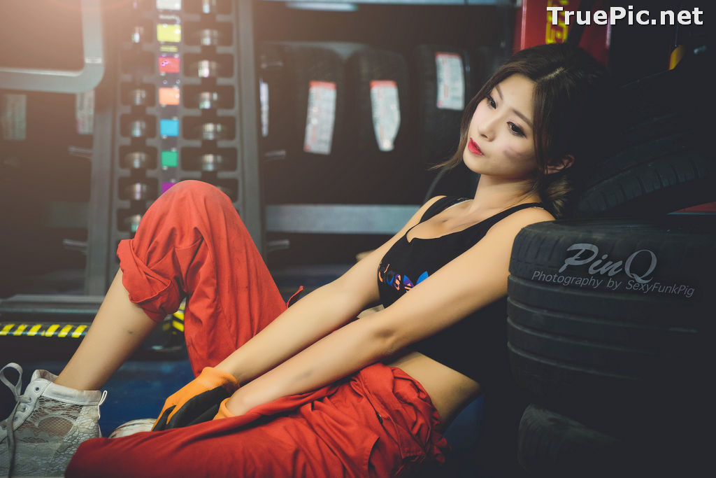 Image Taiwanese Model - PinQ憑果茱 - Hot Sexy Girl Car Mechanic - TruePic.net - Picture-47