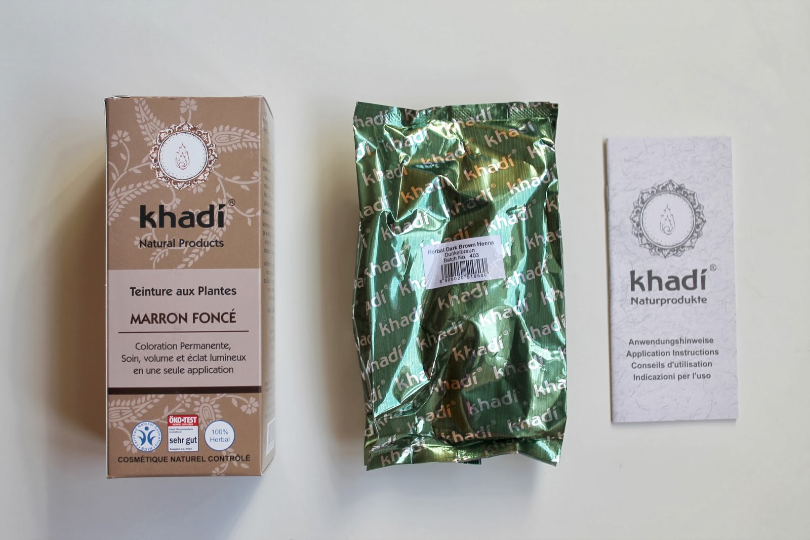 Khadi – Teinture aux plantes Bio – Marron foncé