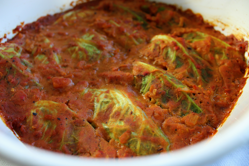 Vegetarian Middle Eastern Stuffed Cabbage Rolls Lisa's Kitchen