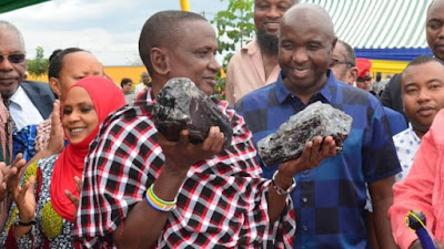 image result for Tanzanian Saniniu Lazier finds biggest tanzanite stones