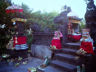Merajapati Temple After The Procession Of Odalan Ceremony At Ringdikit Village North Bali