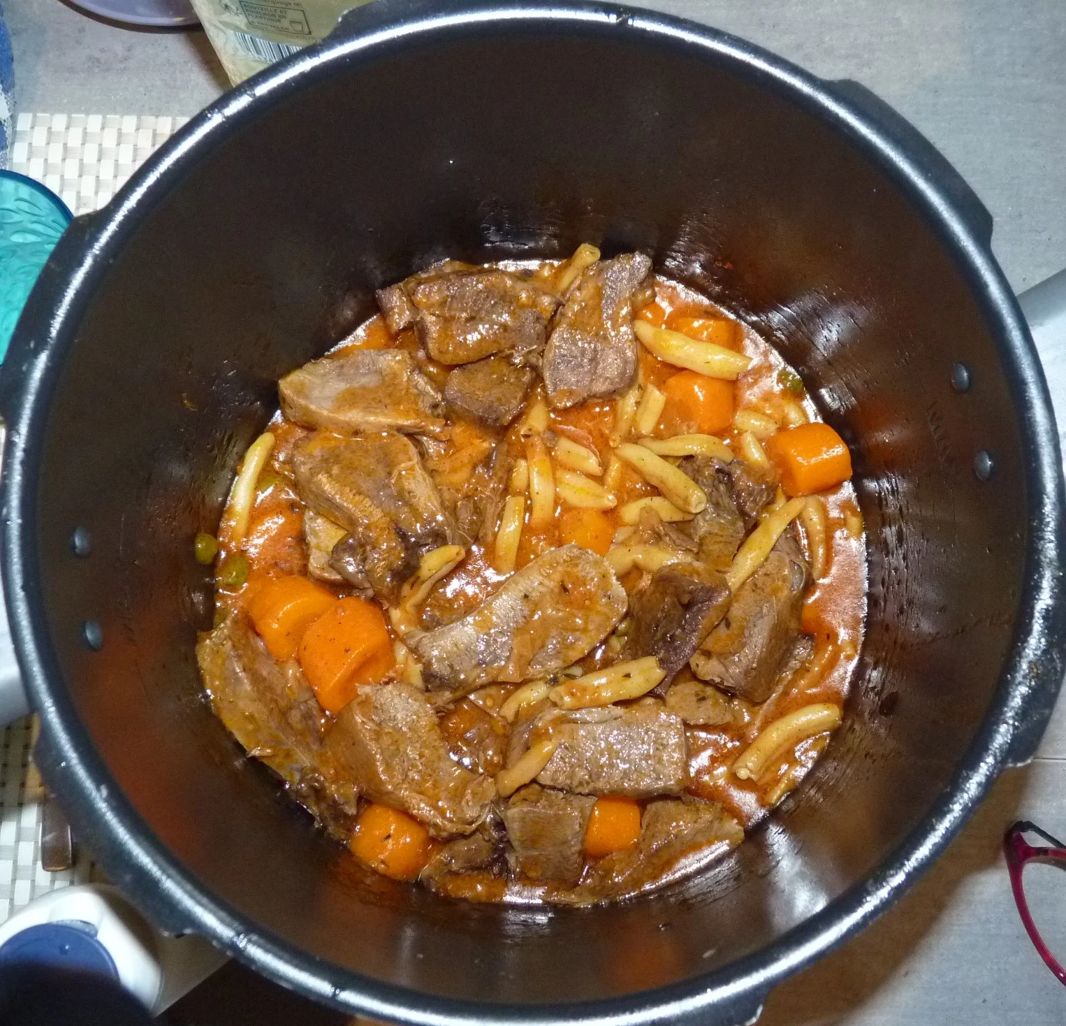 Langue de boeuf sauce piquante Cookéo+