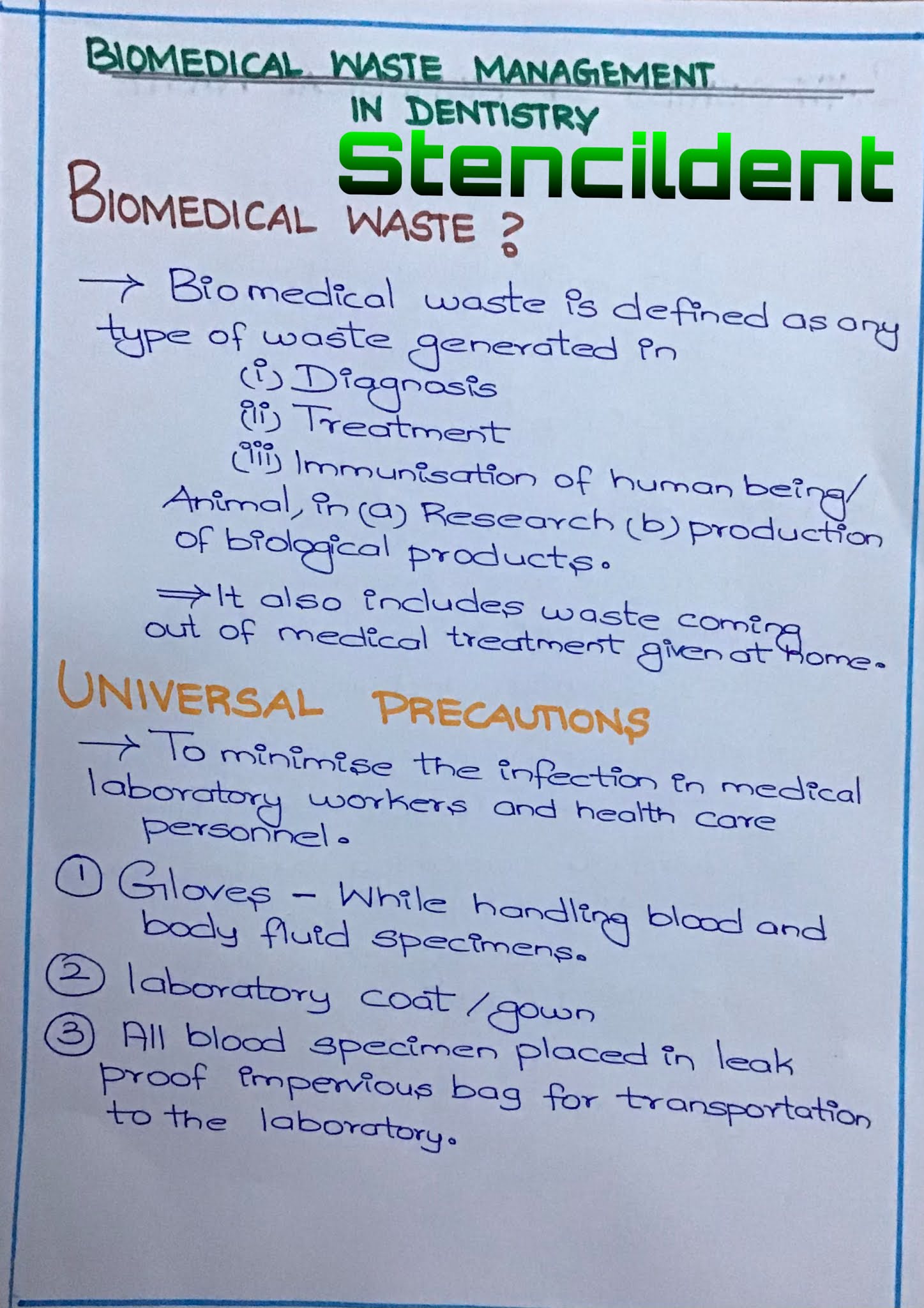 Biomedical Waste Management In Dentistry Ecofriendly Dentistry