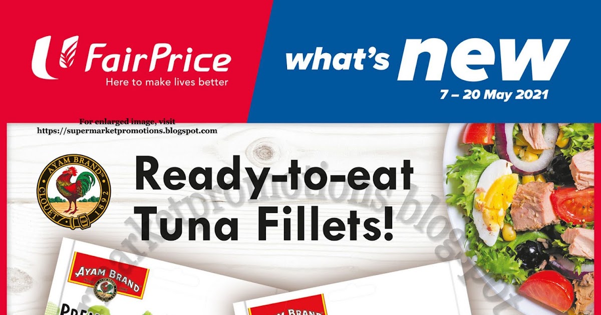 NTUC FairPrice Ayam Brand Tuna Promotion 07 20 May 2021 Supermarket
