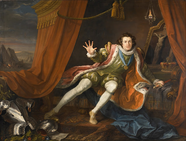 David Garrick as Richard III by William Hogarth (1745)
