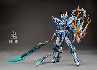 MN-Q03 1/72 Blue Dragon Gundam (Ao Bing Di Hui Xing Han Long Zi), Motor Nuclear