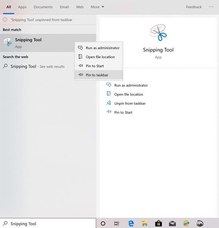 Cara Meletakkan Snipping Tool Di Taskbar Windows 10