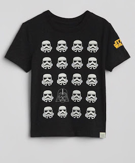 Áo thun babyGap Starwar, made in vietnam.