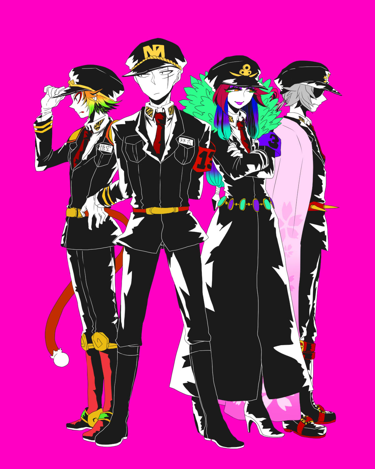 Персонажи аниме намбака имена с картинками на русском