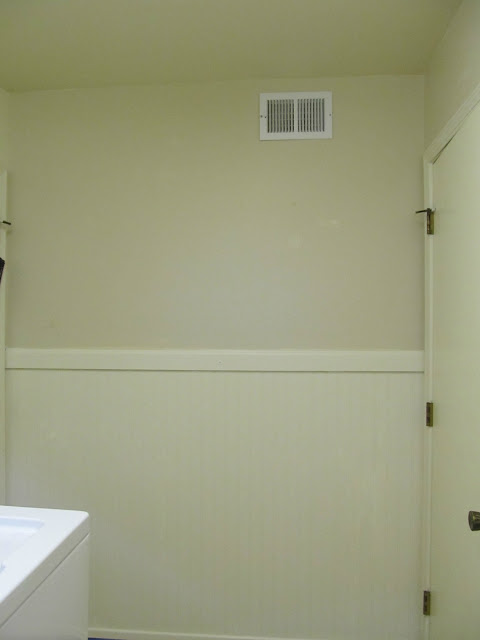 Laundry room makeover before