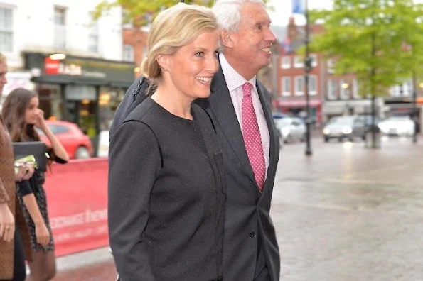 Sophie, Countess of Wessex as Patron of The Central School of Ballet, attended a performance given by Ballet Central to mark their Thirtieth Anniversary, at The Corn Exchange, Market Place, Newbury, Berkshire.