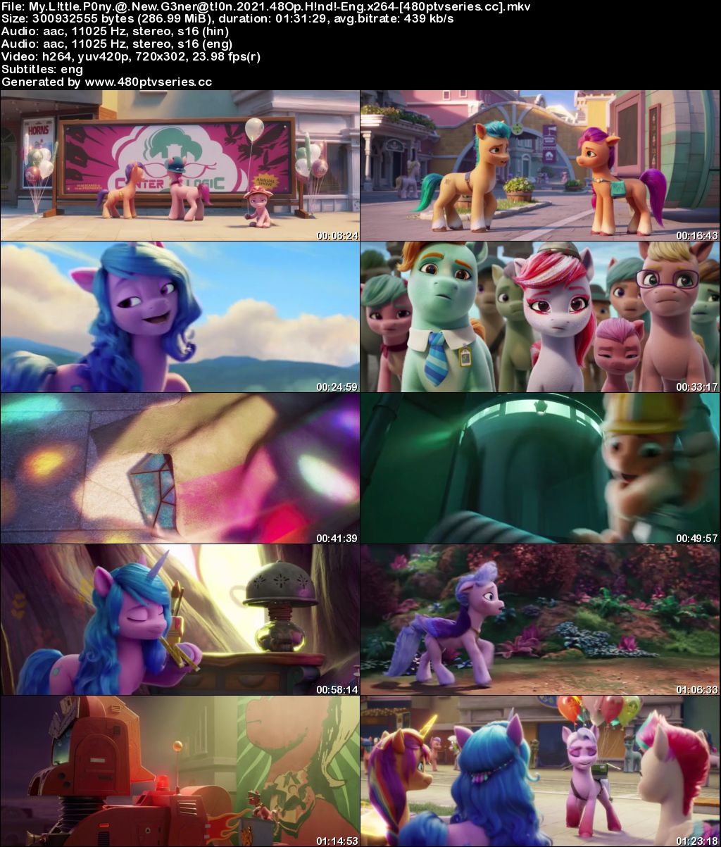 My Little Pony: A New Generation (2021) 300MB Full Hindi Dual Audio Movie Download 480p Web-DL Free Watch Online Full Movie Download Worldfree4u 9xmovies