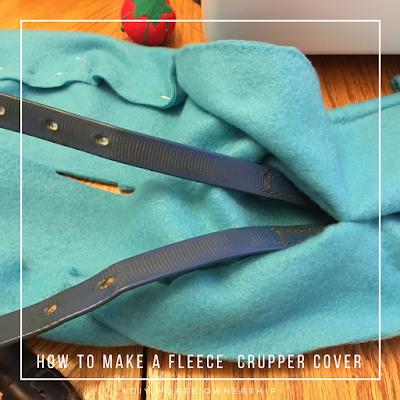 DIY: How to Make a Fleece Crupper Cover 