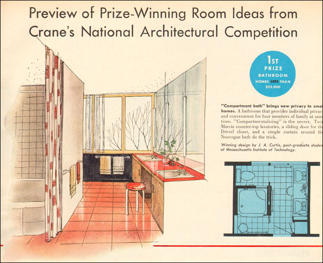 Vintage Bathrooms from 1950s