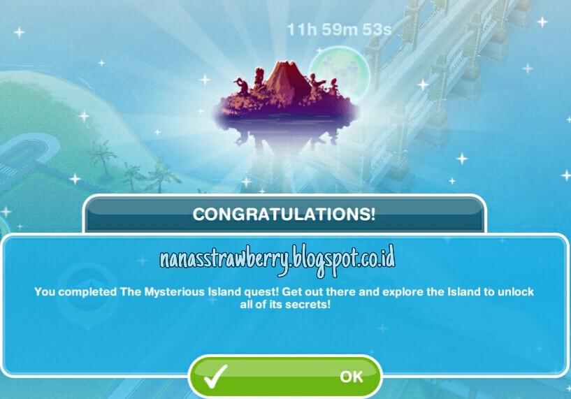 Nanasstrawberry The Mysterious Island Quest The Sims Freeplay