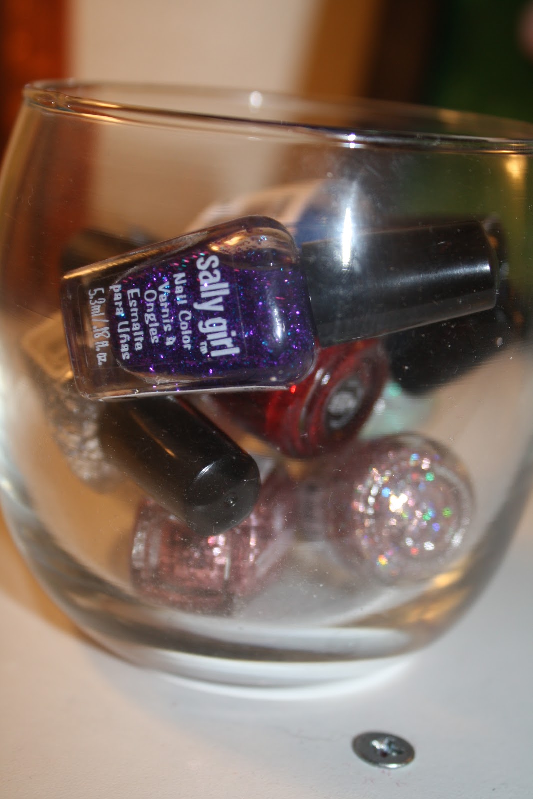 It Is What It Is Leftover Candle Votives as a Mini Nail Polish Holder