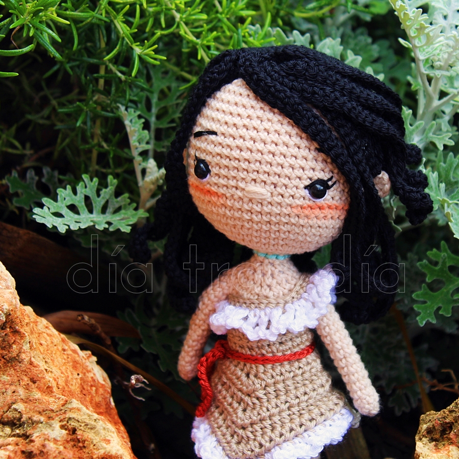 Pocahontas amigurumi