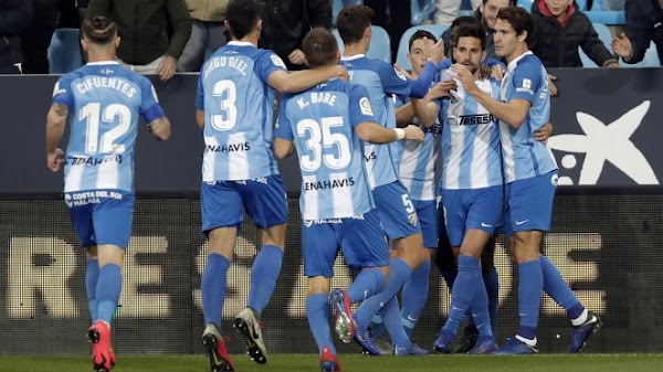 El Málaga se coloca tercero tras ganar al Albacete (1-2)