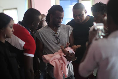 3 Paul Okoye Christens baby at Hearts of Gold Hospice (photos)