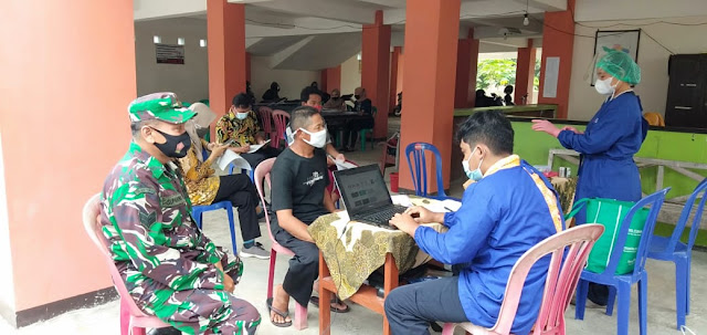 Babinsa Plupuh Pantau Kegiatan Donor Darah Di Wilayah Binaan