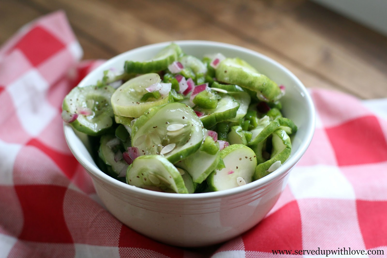 Served Up With Love Cucumber Salad