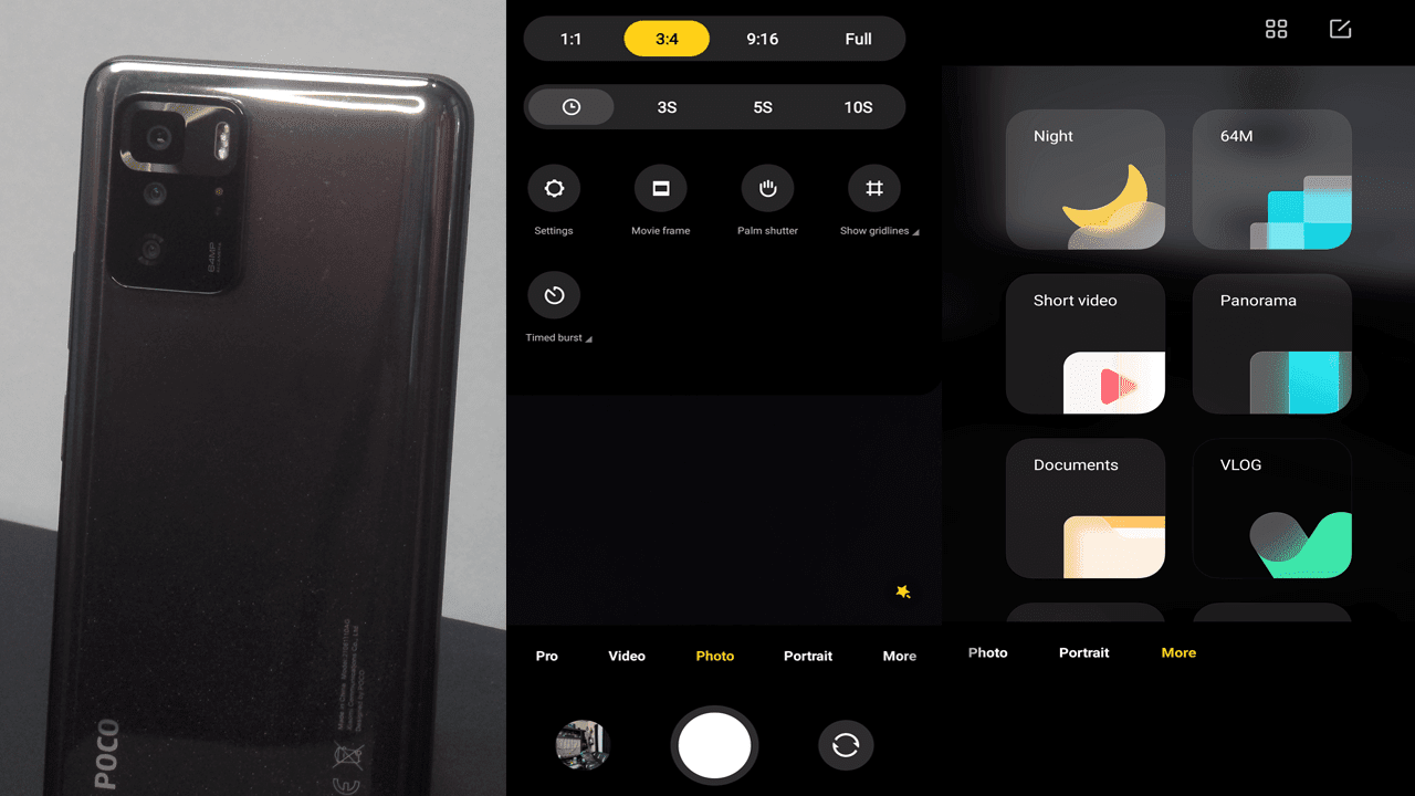 Poco X3 GT Camera