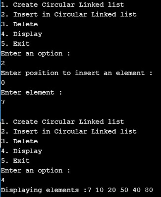 Menu Driven Program For Circular Linked List: creation, traversing ...