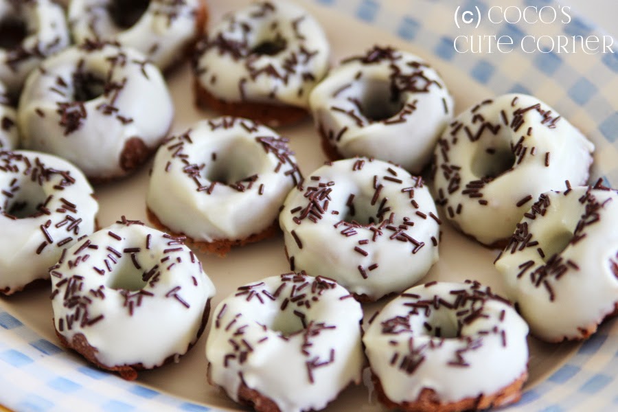 Mini Chocolate Doughnuts