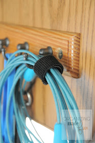 Velcro for cords :: OrganizingMadeFun.com