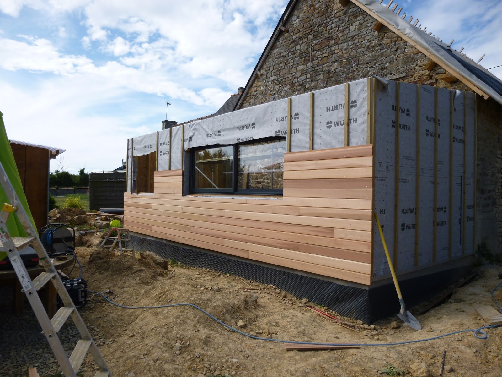 Une folie pour certain, un rêve pour d'autre... Pose du