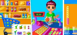 games anak perempuan supermarket game