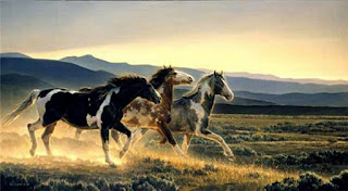 Bellos Paisajes Caballos Cuadros