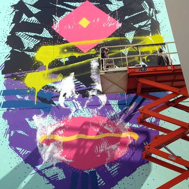 New Street Art Portraits by Australian Artist Askew in New Zealand For Rise Urban Art Festival. 3