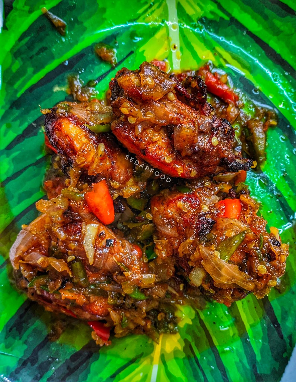 ayam sambal berlado belacan