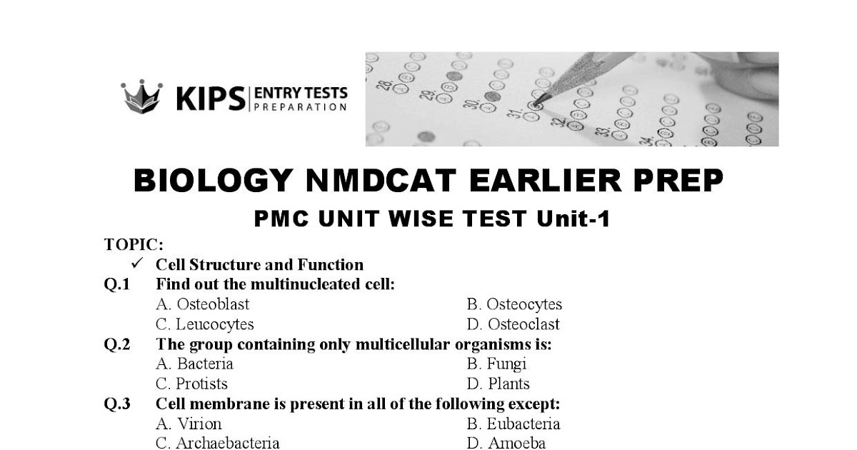 KIPS Repeaters Test Session 2021 (Biology Tests)