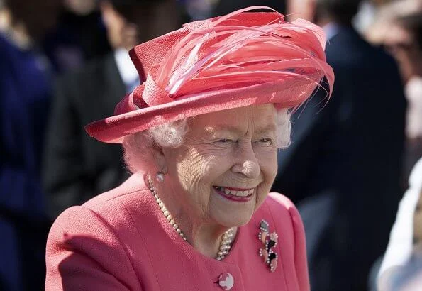 Queen Elizabeth II, Princess Anne, Prince Andrew and Prince Edward attended the Garden Party in Edinburgh