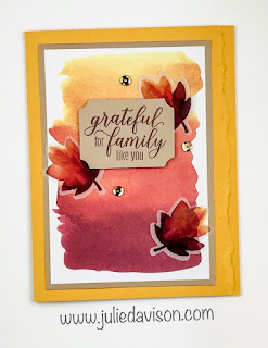 8 August 2019 Gift of Fall Alternative Paper Pumpkin Projects ~ Stampin' Up! subscription kits ~ www.juliedavison.com