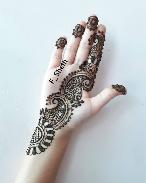 Inside Hand Mehndi Design : New modern style arabic mehndi or henna ...