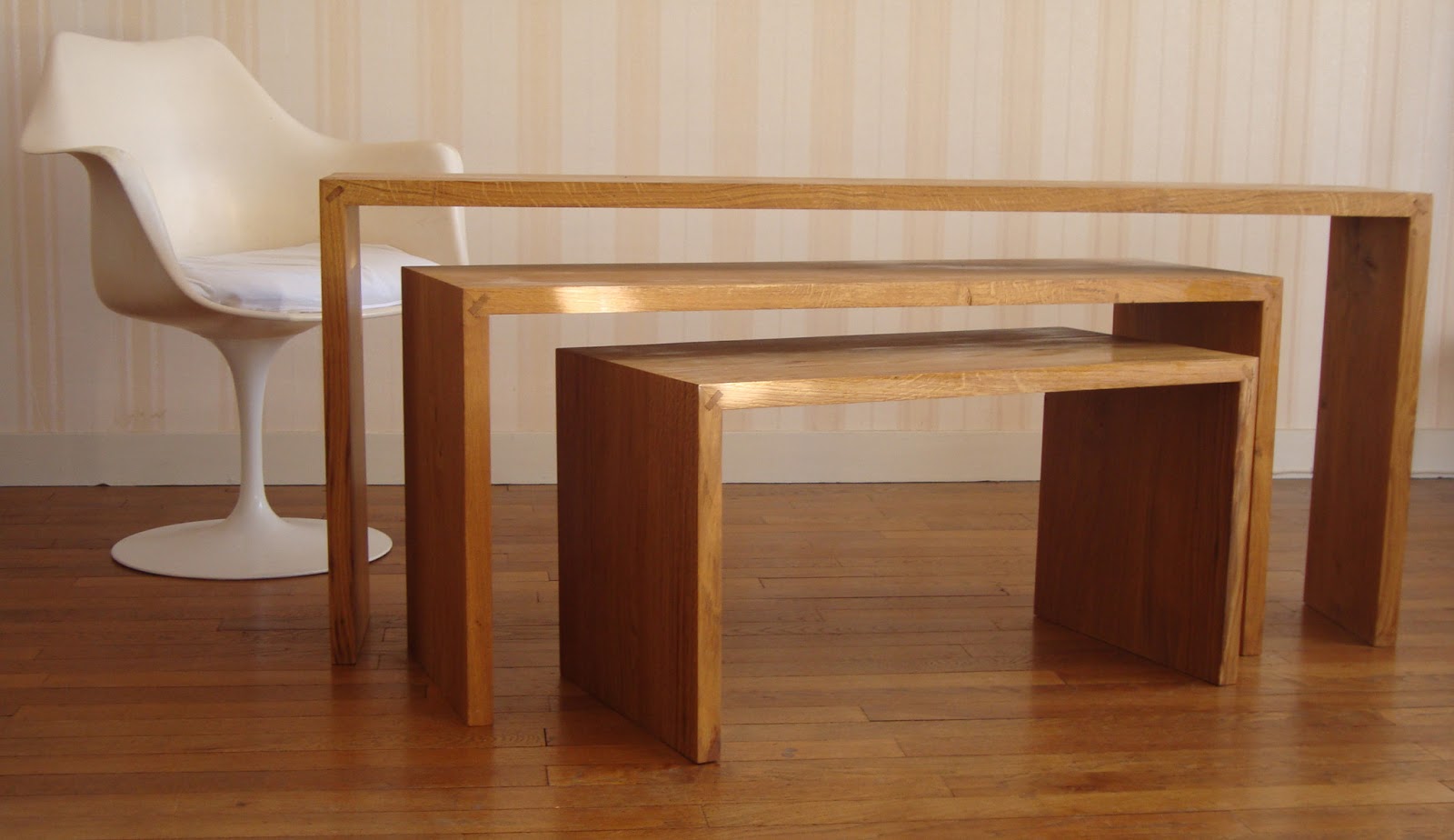 2 Tables Gigognes Carrées LOKA - Design Moderne Pour Salon & Salle à Manger - HOME DECO FACTORY