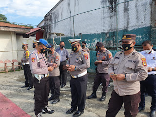 Propam Polda Sulsel Sidak Ke Polres Enrekang, Lakukan Pemeriksaan Kelengkapan Personel