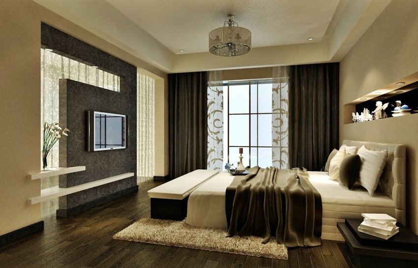 5 Master Bedroom with TV Unit - Dream House