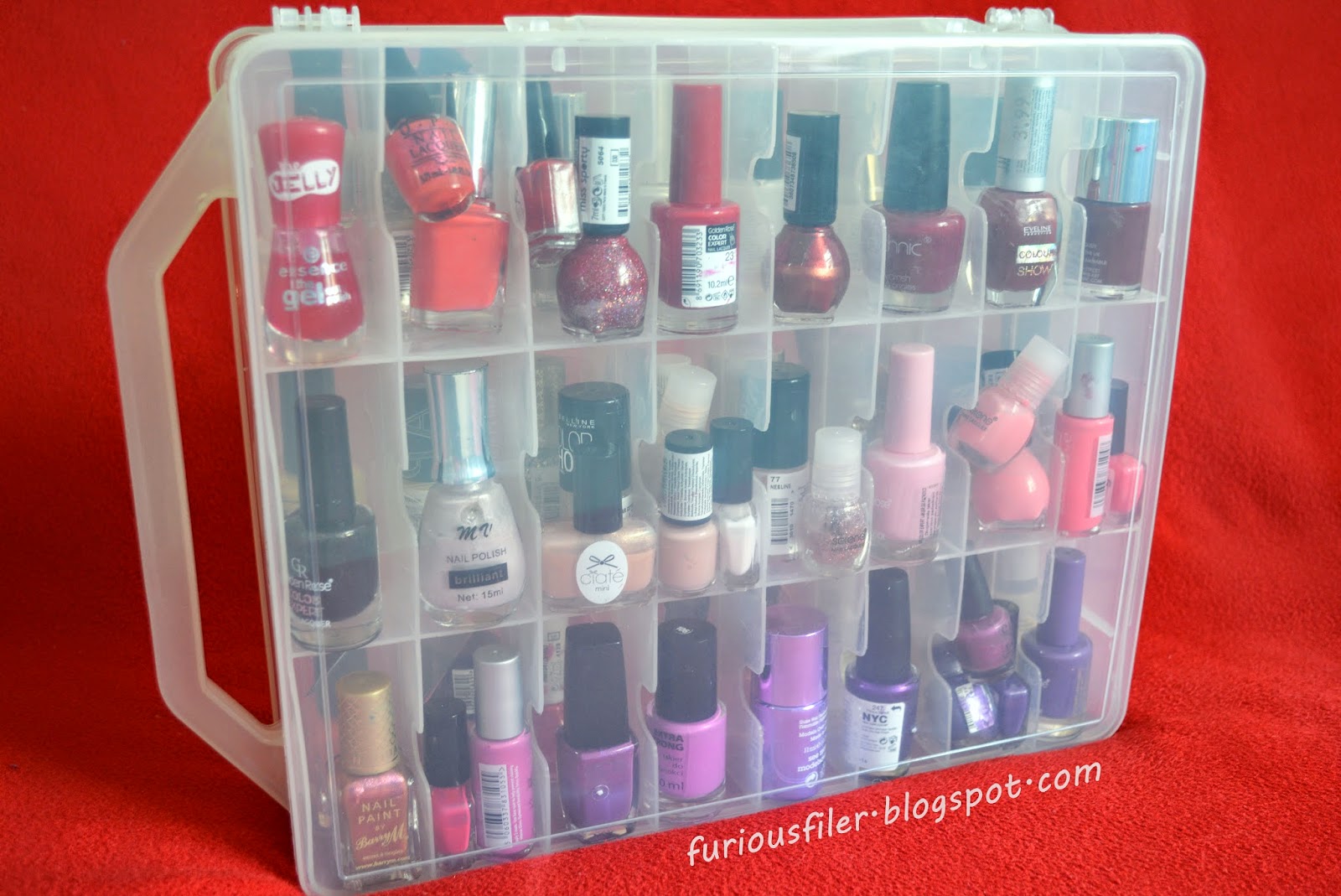 nail polish storage box