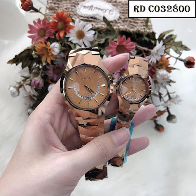 đồng hồ cặp đôi dây đá ceramic RD C032800