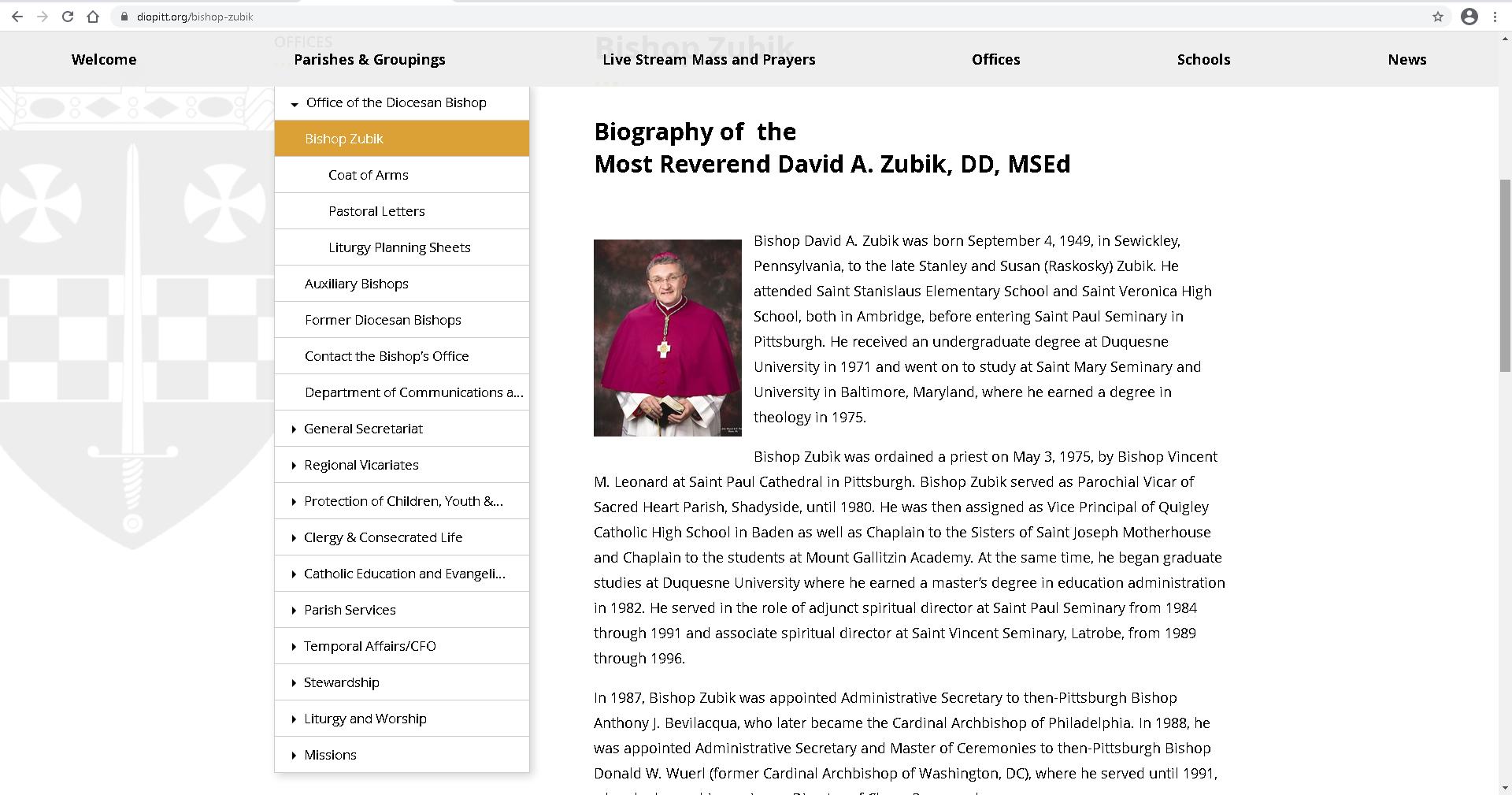 Catholic Diocese of Pittsburgh 2023