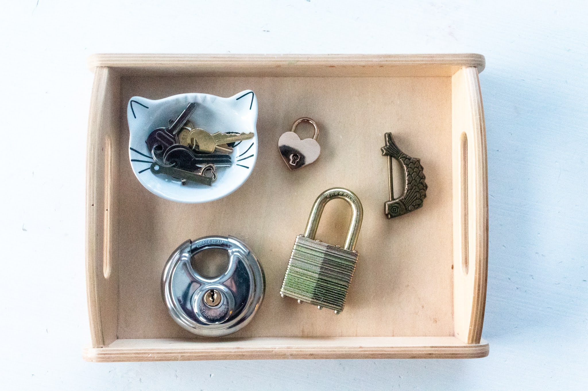 Locks and Keys Montessori Activity, Practical Life Lesson
