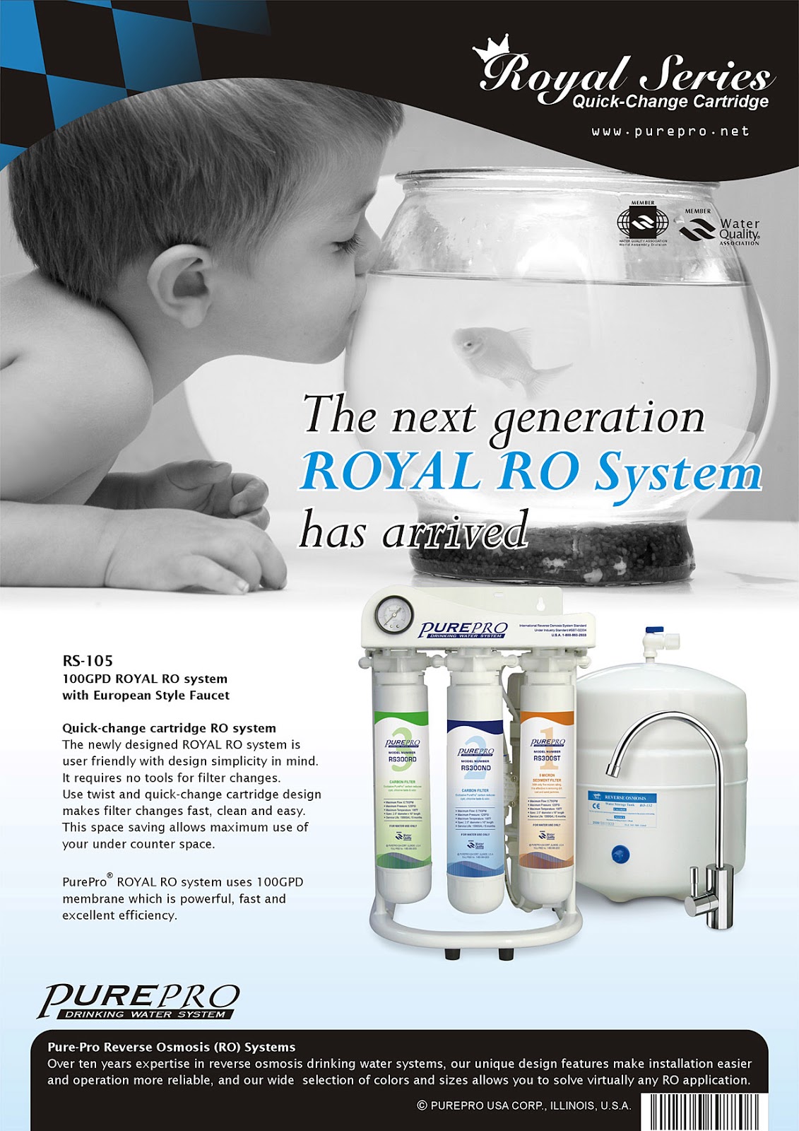 PurePro® Royal Reverse Osmosis Water Filtration Systems