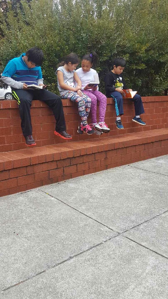 Outdoor Learning: 4th Graders love outdoor learning!