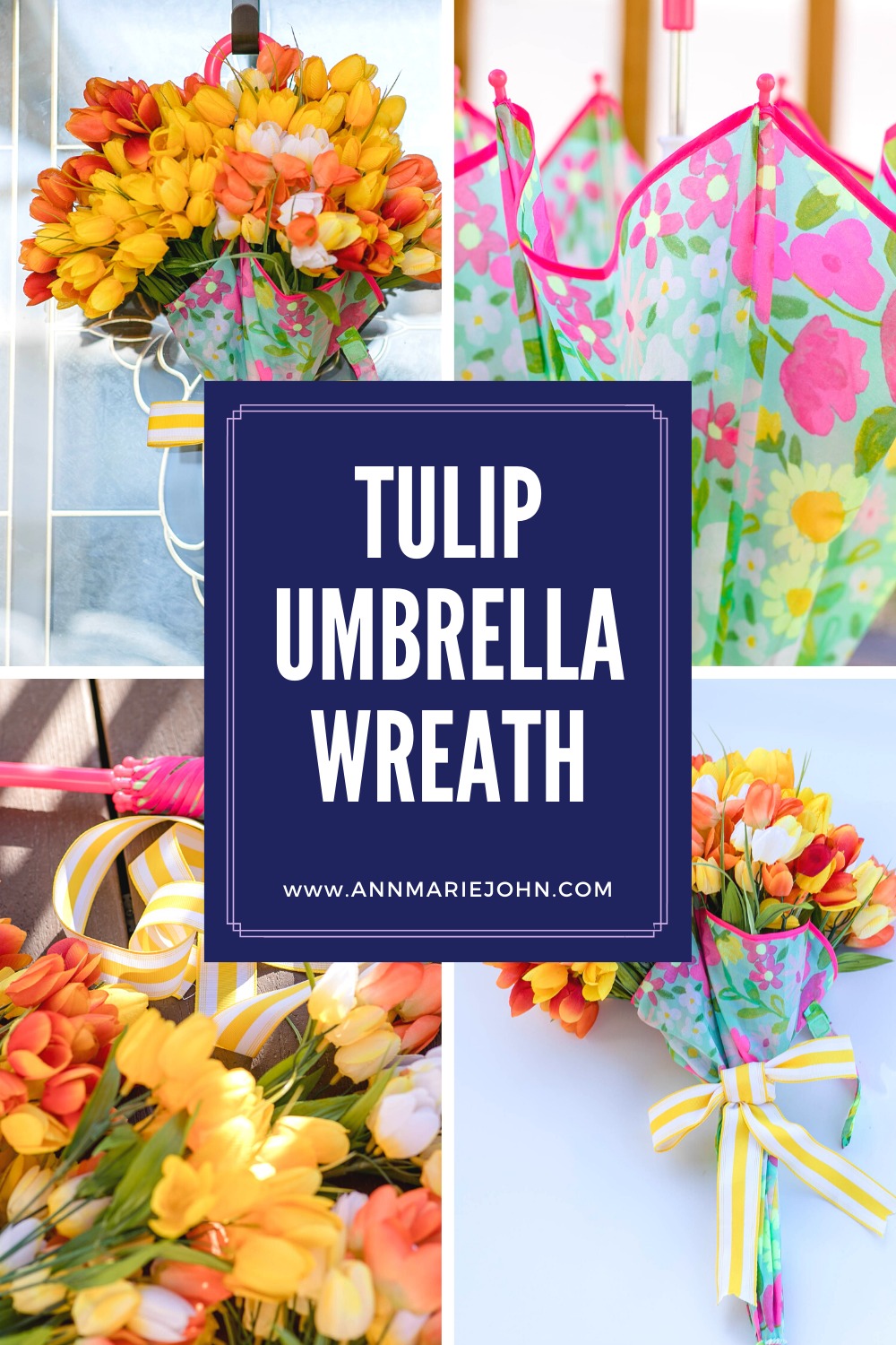 Tulip Umbrella Wreath Pinterest Image