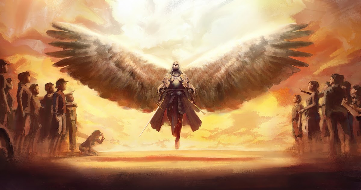 Anjo Guardião de Deus Papel de Parede