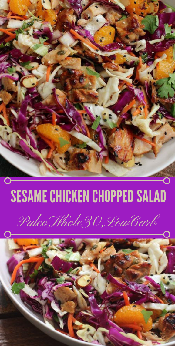 Healthy Sesame Chicken Chopped Salad #salad #diet #keto #easy #lowcarb Healthy Sesame Chicken Chopped Salad #salad #diet #keto #easy #lowcarb